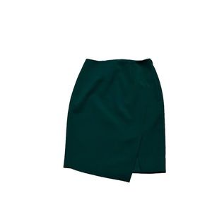 White House black market green skirt